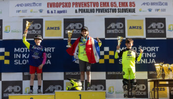 EMX 65 podium SLOVENIA, Prilipe FOTO – Goran Kroselj AMZS